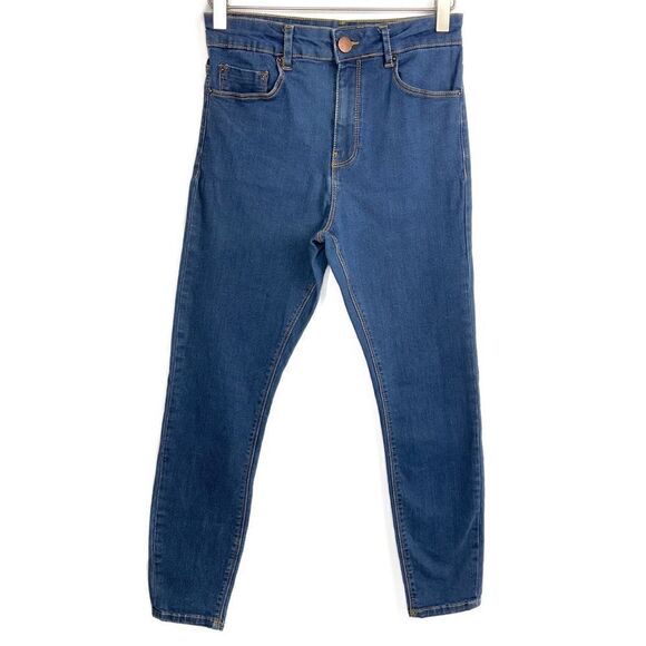 Asos Blue Regular Wash Skinny Denim Jeans 28 - Picture 1 of 6